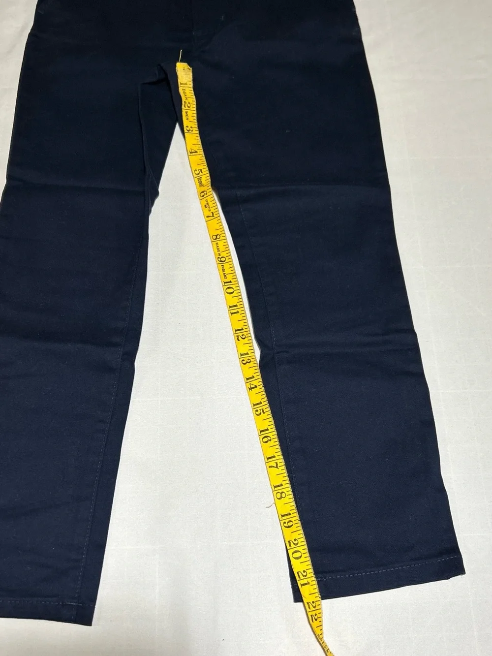 Gymboree Girls Blue Belted Woven Chino Pants NWT Uniform School Preppy Bow